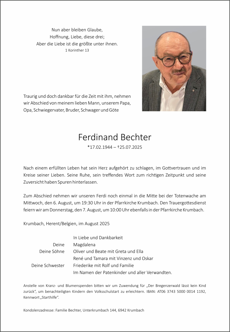 Ferdinand Bechter